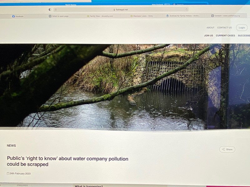 Fish Legal webpage